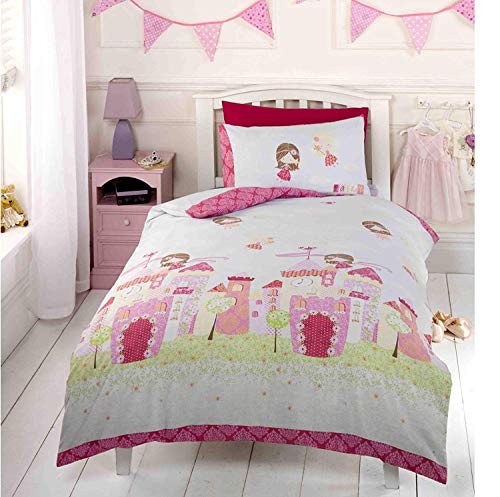 Rapport Home Fairy Castle - Juego de Funda de edredón y Funda de Almohada
