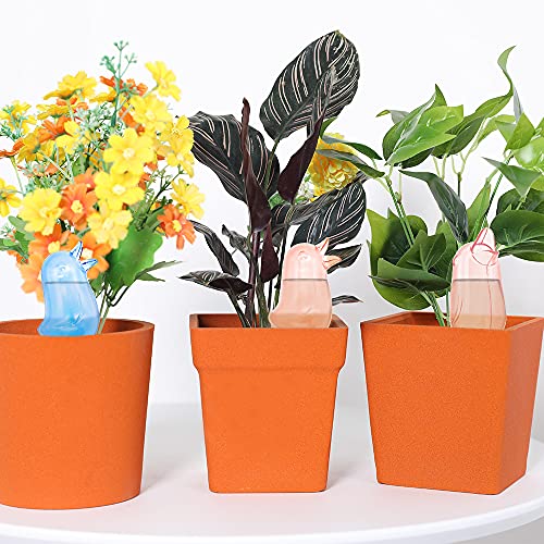 Krgiqn 4 Pcs Self Watering Spike Globes Devices,Clear Plant Waterer,Planter Automatic Dripper Irrigation Water Stakes For Indoor Outdoor Potted Plants Flowers(Bird Shape) #TOP6