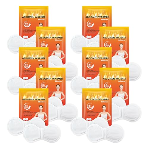 Patchs chauffants collants pour soulagement de la taille et du dos (Lot de 10)