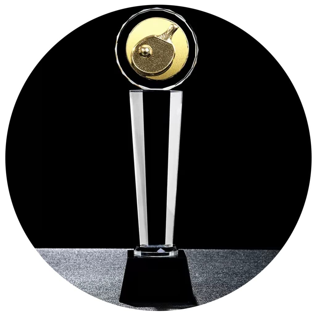 Trofeos, medallas y premios Trofeo De Campeonato De Tenis De Mesa Trofeo De Cristal Transparente Trofeo De Bádminton Para Eventos Deportivos Estatales Y Provinciales Premios, Premios, Souvenirs Y Trof