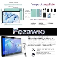fezawio Tablet 10,1 Zoll Android 15 Gemini AI 30GB RAM +64GB ROM,Grün – Ansicht 8