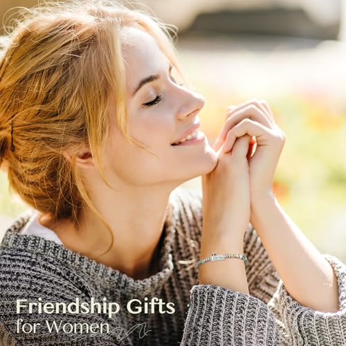 Friendship Beaded Bracelets Gifts for Women: Cute Amazonite Bead Bracelets for Casual or Party - Birthday Christmas Day Graduation Gifts for Daughter Friend Sister Bestie BFF2