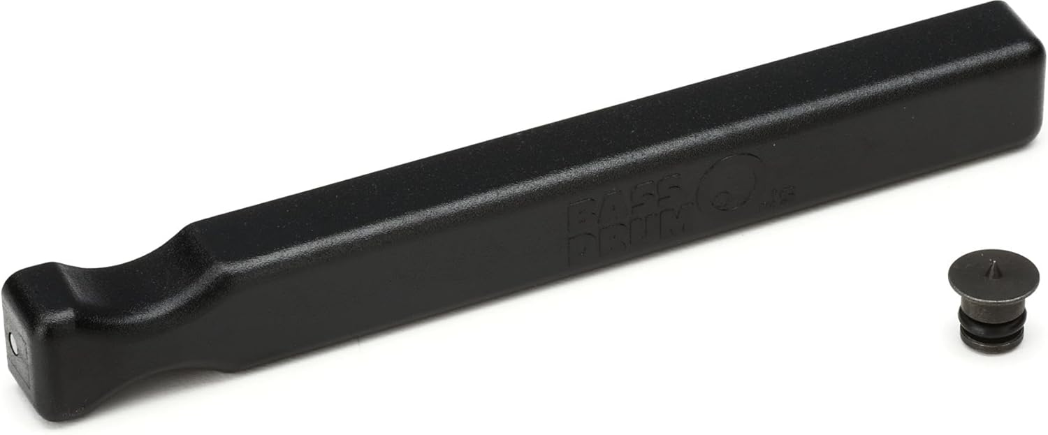 Bass Drum O's Port Hole Ring with Cutter - 5" - Black