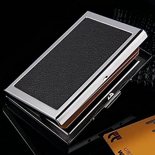 ECYC RFID Stainless Steel Waterproof Wallet Slim Cool Business ID Credit Card Holder4