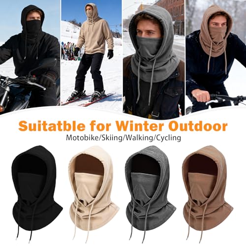 AYPOW Pasamontañas Máscara de Esquí Térmica Cortavientos Balaclava Invierno Máscara De Esquí Gorro Cálido Forro Polar para Mujeres Hombres Deportes Aire Libre Motocicleta Snowboard Ciclismo - imagen 7