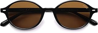 SOJOS Retro Oval Round Polarized Sunglasses Womens Mens, Small Chic Vintage Trendy Sunnies SJ2611 Global Recycled Standard Global Recycled Standard Global Recycled Standard