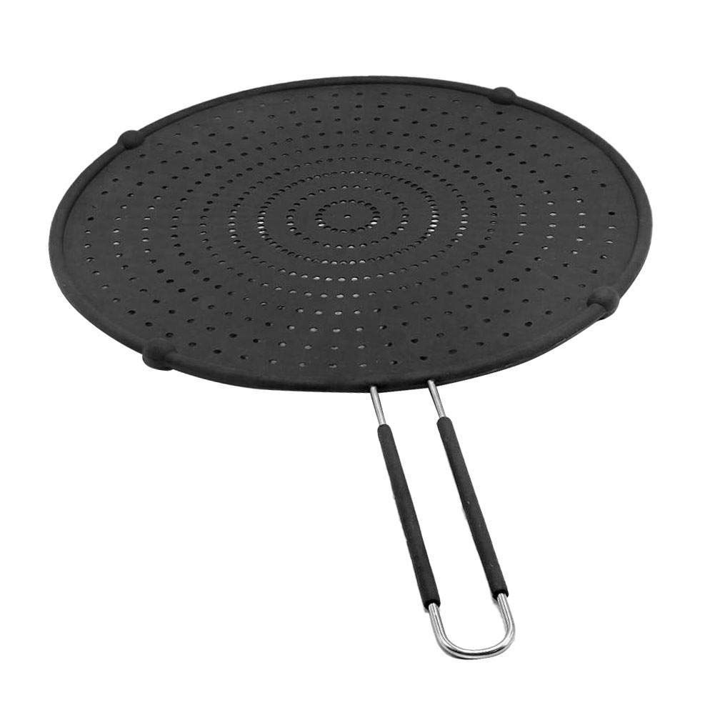 Tapas De Cocina Protector contra Salpicaduras De Silicona para Sartén - Tapa Antiadherente para Sartén De Grasa para Cocinar Sartén De Silicona