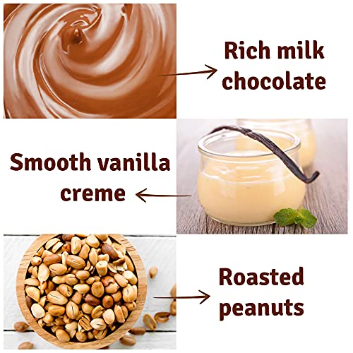 Funtasty Milk Chocolate Vanilla Nut Clusters, Bulk Candy, 15 Ounce Bag #TOP4
