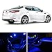 LEDpartsNow 2011-2017 KIA Optima LED Interior Lights Accessories Replacement Package Kit + Reverse + License Plate (12 Pieces), BLUE