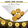 Baking Sheet Pan Set of 3, Commercial Quality Aluminum Cookie Sheets for Oven, Umite Chef Warp Resistant Baker's Half/Quarter/Jelly Roll Pans, Thick Cookie Tray Pans for Baking, Roasting #2