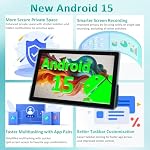 10 inch Android 15 Comprimé, 8GB RAM 32GB ROM Puissante quadruple-core CPU, 1280*800 Comprimé d'écran de résolution PC, 8MP Caméra, 6000mAh Ordinateur de batterie, 2 en 1 Comprimés avec clavier, boîtier, souris, ordinateur portable Stylus