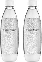 [Official] Soda Stream DWS Bottle, 3.3 gal (1 L), Set of 2, White