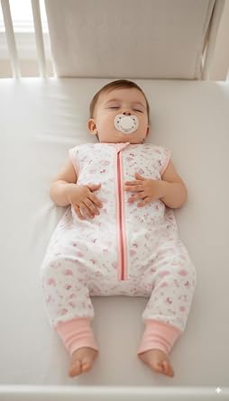 Yorni%100 Pamuk, Penye Interlok Örme Kumaş, Bebek Ayaklı Uyku Tulumu