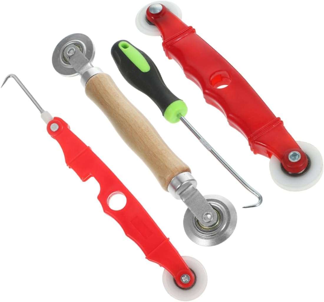 4 Pack Screen Roller Tool for Window and Door Screen Repair