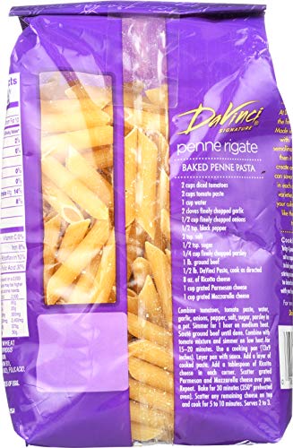 DaVinci Signature, Penne Rigate, 16 Ounce Resealable Bags (Pack of 12) - image 2