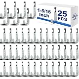 Zonon 50 Pcs 1-5/16 Inch Galvanized Steel J Hook with Bat Wing Heavy Duty Cable Support Straps Hangers for Hanging Cable Management to Ceiling Grid Wire & Threaded Rod, UL Certification