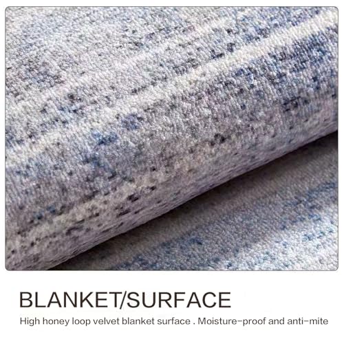 Tapis rond lavable avec envers antidérapant pour table basse