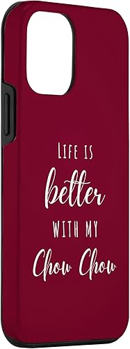 Miniatura 3 de iPhone 12 mini Life is better with my Chow Chow Dog mum surprise Case