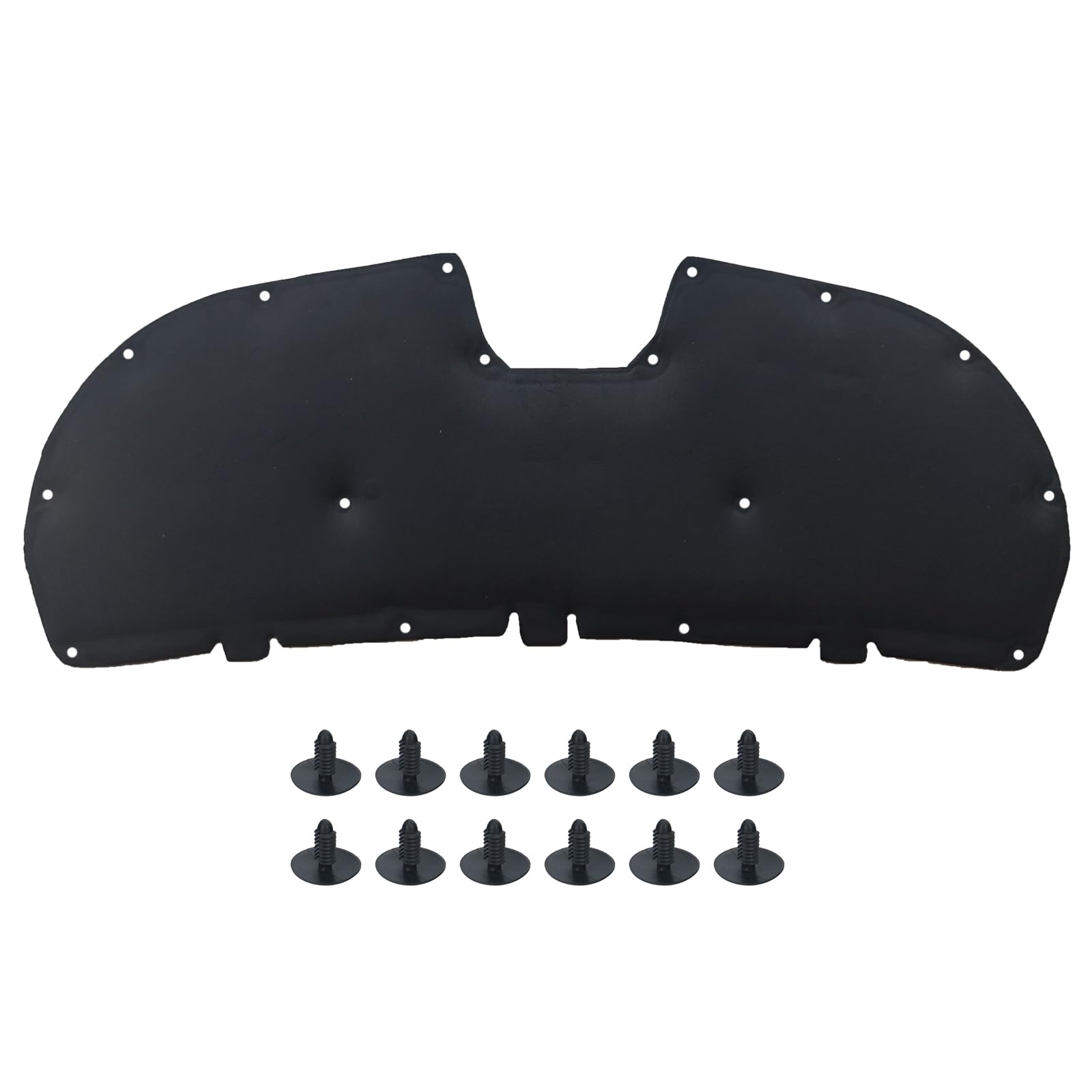 GEPCO Dämmmatte Motorhaube Motorhaubendämmung Motorraumdämmung mit Clips kompatibel mit PEUGEOT 3008 II P84 2016-2020 5008 II 2016+ PureTech THP BlueHDi Diesel Benzin 9811545980