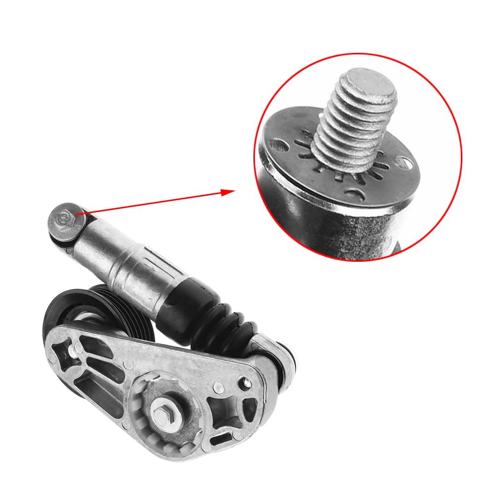 MASO Conjunto de tensor de correa, tensor de correa auxiliar, tensor de correa, LR034128, compatible con LA/ND RO*VER