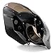 Krator Black & Smoke Quarter Fairing Windshield Kit Compatible with Harley Davidson XL FXR Dyna 2009-2017 Harley Davidson Iron 883 XL883N