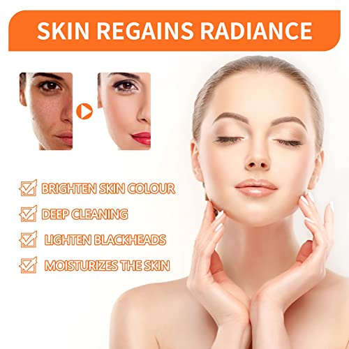 2023 New Magical Carrot Bubble Mask,Magical Carrot Bubble Mask,Carrot Pore Purifying Bubble Mask,Carrot Extract Bubble Facial Mask,Carrothue Carrot Bubble Clarifying Mask (1Box) #TOP5