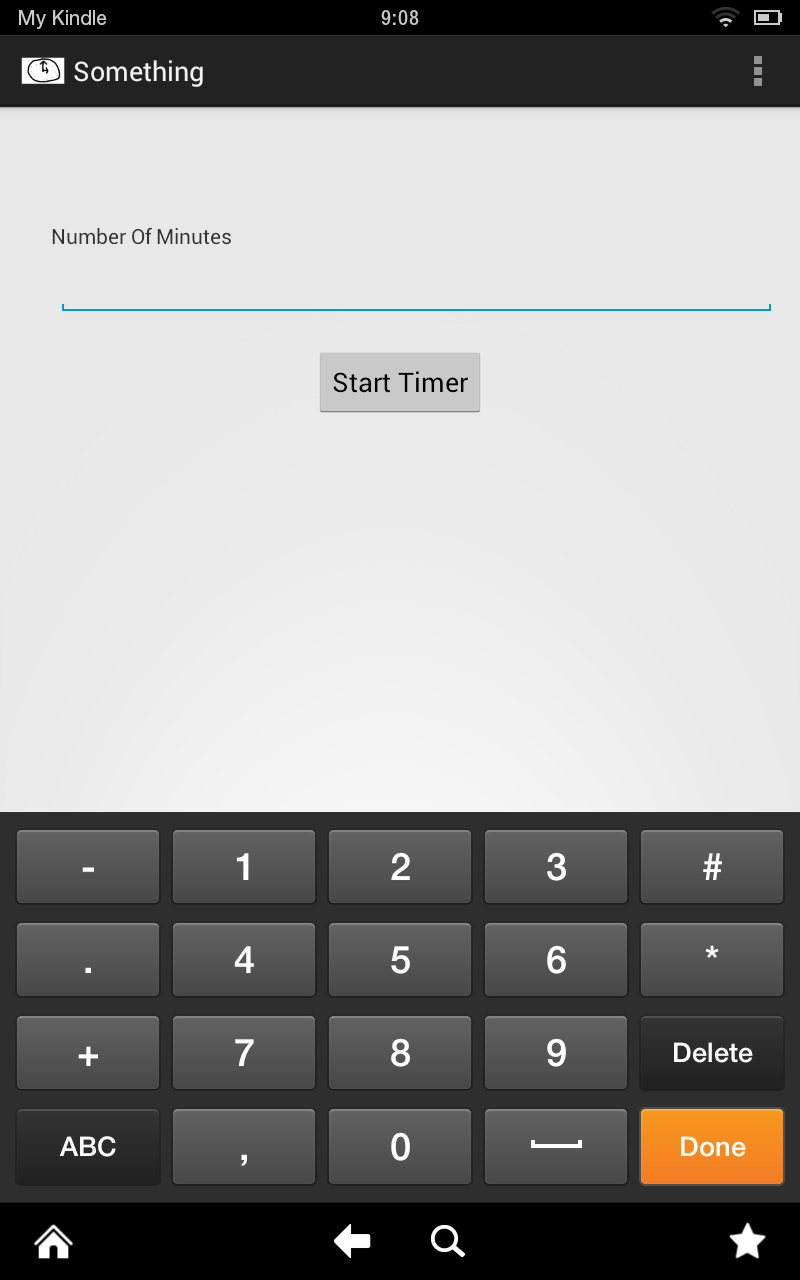 Simple Timer App on Amazon Appstore