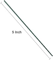 Vista 3 de Tangyinrd 300 bridas de plástico verde negruzco de 5 pulgadas, bridas para cables, para bolsos, herramientas de jardinería