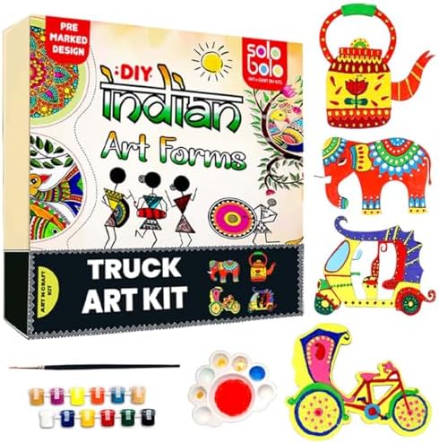 Imagimake Indian Art Forms Kit | DIY Craft for Kids main image 1
