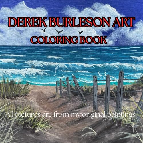Derek Burleson Art Coloring Book: Coloring pages created from a collection of original artwork by Derek Burleson