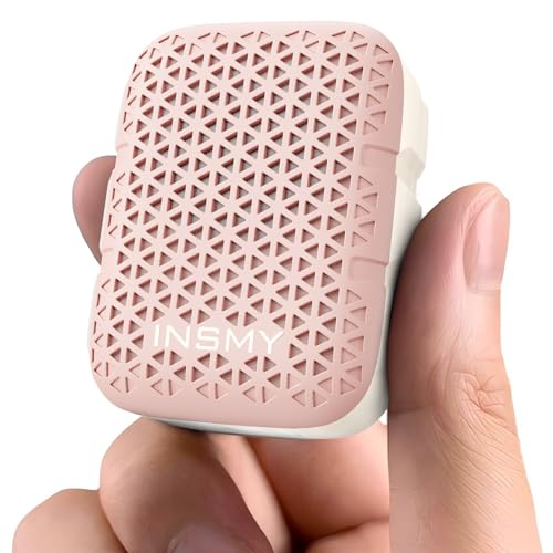 INSMY Wearable Bluetooth Speakers,IP67 Waterproof,Clip-On Portable Small Personal Speaker/Clean Sound/Stereo Pair/Wireless 5.4/ENC Built-in Mic/Lightweight for Golf Work Pool (Non-Magnetic)