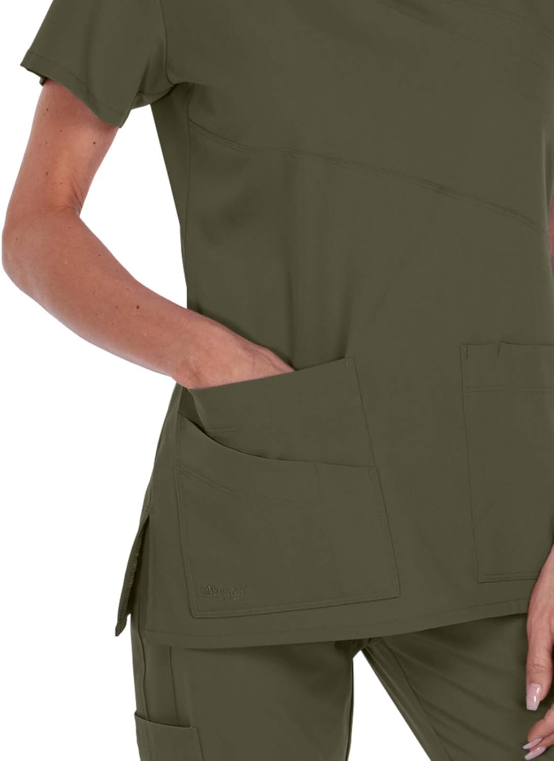 BARCO Grey’s Anatomy Signature Women’s V-Neck Mock Wrap Scrub Top: Clothing, Shoes & Jewelry