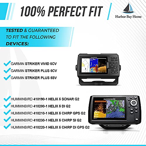 Protective Case Cover For Garmin & Humminbird 5 Inch Fishfinder Gps Models - Striker Vivid 5Cv – Plus 5Cv – Plus 5Sv – Helix 5 Sonar G2 – Di G2 – Chirp Gps G2 – Chirp Si G2 & Di Gps G2 #TOP1