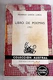 Libro de poemas (1921). [Tapa blanda] by GARCÍA LORCA, Federico.-