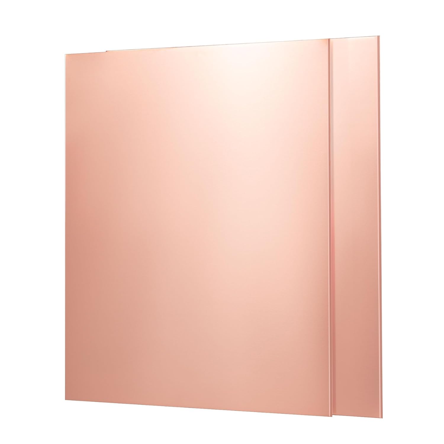 2 Pack 99.9% Pure Copper Sheet,8"x12" 24 Gauge(0.5mm) Thickness, Film Attached Copper Plate, Prefect for Jewelry, Crafts, modelers Electronic Components, Architectural Decoration