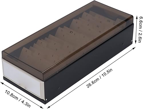 Miniatura 3 de TOPINCN Soporte para tarjetas de visita para escritorio, organizador de tarjetas de visita, soporte para 800 tarjetas, organizador de archivos de