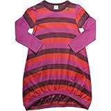 Fred's World by Green Cotton Baby-Mädchen Multi Stripe Dress Kleid, Violett (Plum Purple 019231101), (Herstellergröße:86)