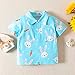 Betadog Toddler Boys Fashion Polo,Baby-Boys,18-24 Months Baby Boys' Easter Short Sleeve Graphic T Shirt (Blue, 12-18 Months)