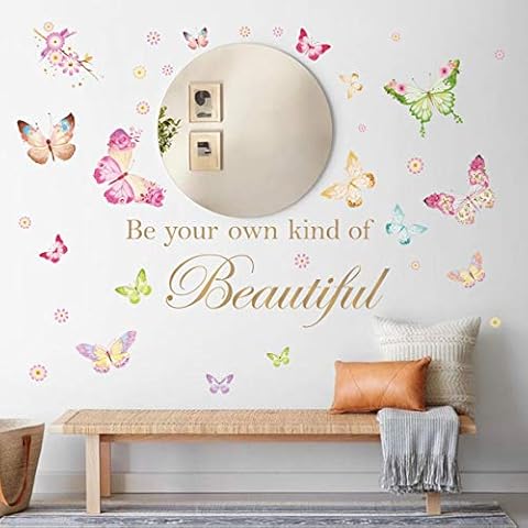 Decalmile Butterfly Wall Decals for Inspirational Decor Cover