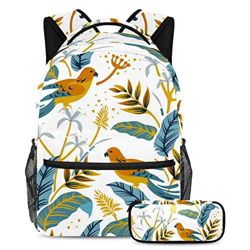 Sac à dos en toile d'araignée avec trousse assortie pour loisirs et campus