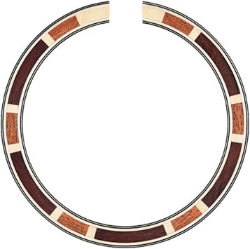 2x Acoustic Guitar Rosette Inlay Luthier Rosewood Maple Mahogany B137