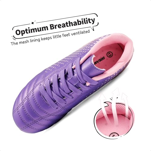 DREAM PAIRS Boys Girls Outdoor Sport Football Shoes Soccer Cleats for Little/Big Kid3