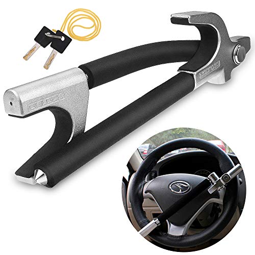 Preisvergleich Produktbild Faburo Auto-Lenkradschloss Diebstahlsicherung, einziehbar, strapazierfähig, zusammenklappbar