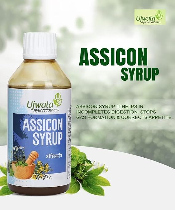 ATS Assicon Syrup - 200 Ml for Acidity & Gases