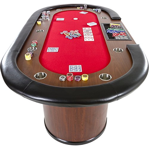 Pokertisch Games Planet Royal Flush 213 x 106 x 75 cm mit Getränkehaltern