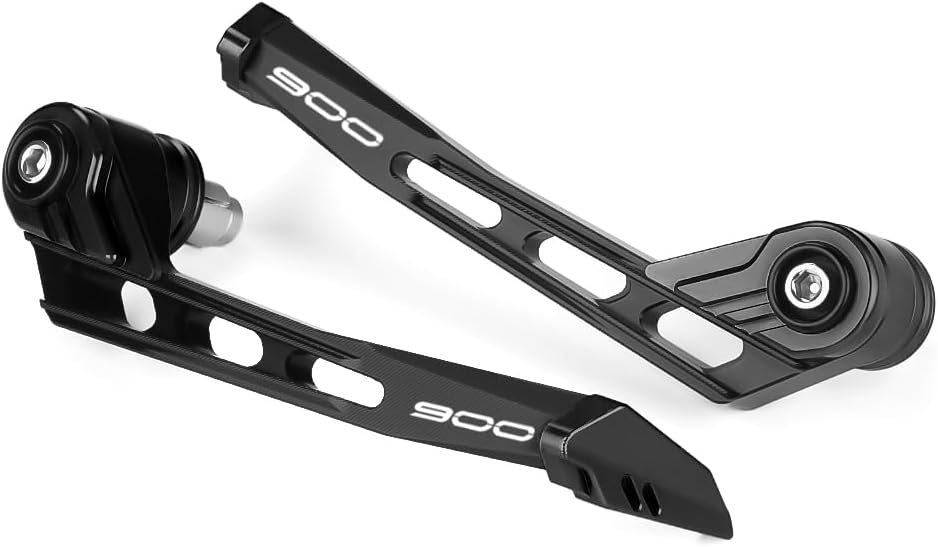 Motorcycle Brake Clutch Lever Guards Bar End Handguard Compatible with K.awasaki Z900 2025 2024 2023 2022 2021 2020 2019 2018 2017 | Handlebar Protector Z 900 ZR900 Accessories (Black)