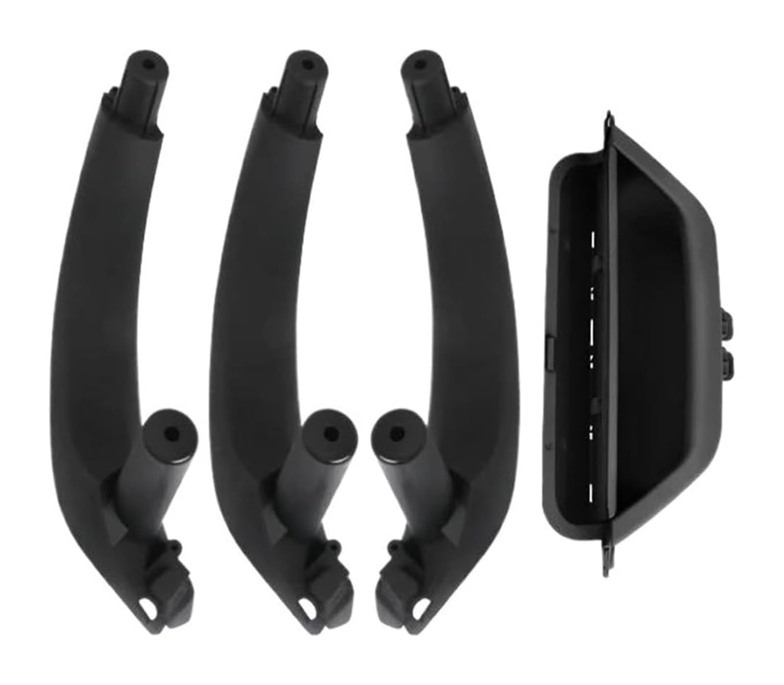 FANGZIQF Inner Door Pull Handles for X3 for X4 F25 F26 51419209216 Left Right Car Interior Door Handle Inner Panel Pull Trim Cover(Black,RHD)