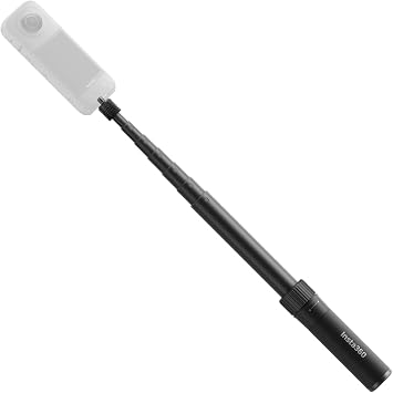 Insta360 Bullet Time Selfie Stick 2.0، مقبض Bullet Time 2 في 1 وعصا سيلفي غير مرئية، متوافقة مع Insta360 X5 وX4 وX3 وONE X2 وONE RS وONE X وONE R