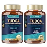Totaria (2 Packs) TUDCA Bile Salts 1200mg (Tauroursodeoxycholic Acid), Ultra Strength Pure TUDCA Liver Supplements, Liver and Gallbladder Cleanse & Repair, Vegan