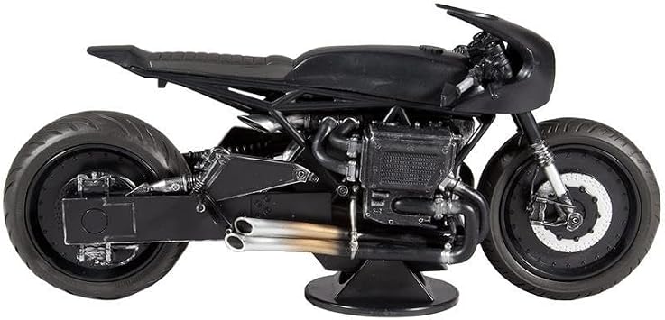 McFarlane Toys DC Batcycle The Batman Movie Action Vehicle | DC Multiverse Movie 7 Inch Vehicle Figure The Batman Deluxe - Batcycle